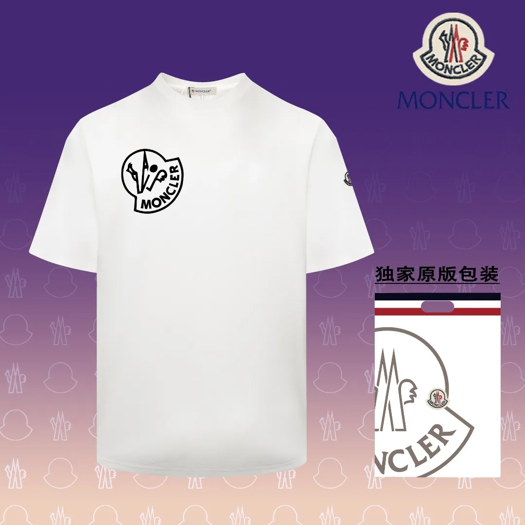 【 MONCLER】 2024 New Arrival Premium LOGO ， Premium ， 230 ， ， ， ！ Same Style ❗️ Same Style， In Stock！ Size：S M L XL XXL ：Black White